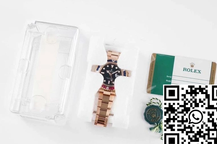 116759 Gold ROF Rolex II Rose GMT Factory SAru Master 0101